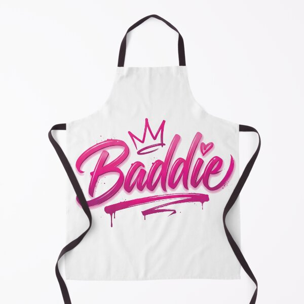 Item preview, Baddie Graffiti Brush Script Streetwear Typography Graphic T-Shirt designed and sold by RGB-crayon.