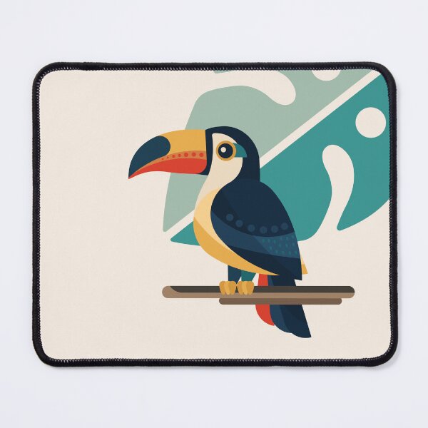 Item preview, Tropical Toucan | Modern Geometric Bird Art designed and sold by Lucy Cooper.