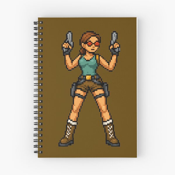 Item preview, Lara Croft Tomb Raider Pixel Art designed and sold by BeyondTheMaze.
