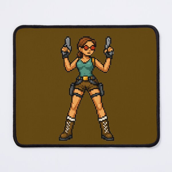Item preview, Lara Croft Tomb Raider Pixel Art designed and sold by BeyondTheMaze.