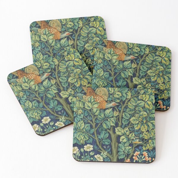 Item preview, Cock Pheasant, William Morris, nature designed and sold by WildArtIT.