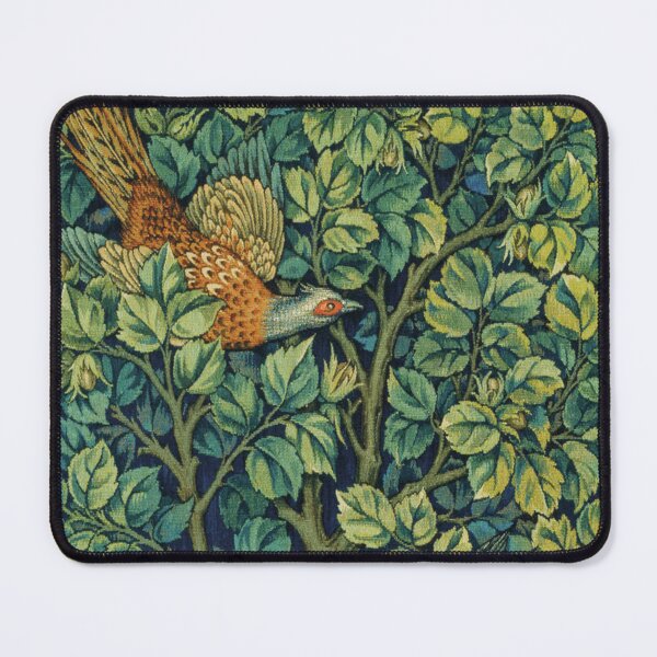 Item preview, Cock Pheasant, William Morris, nature designed and sold by WildArtIT.