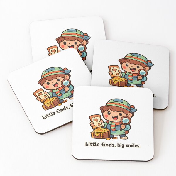 Item preview, Little Finds Big Smiles Cute Treasure Hunt Explorer Design designed and sold by Nawi32.