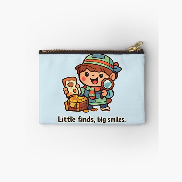 Item preview, Little Finds Big Smiles Cute Treasure Hunt Explorer Design designed and sold by Nawi32.