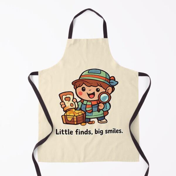 Item preview, Little Finds Big Smiles Cute Treasure Hunt Explorer Design designed and sold by Nawi32.