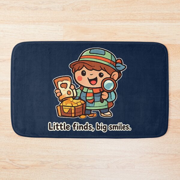 Item preview, Little Finds Big Smiles Cute Treasure Hunt Explorer Design designed and sold by Nawi32.