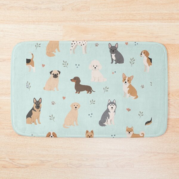 Item preview, Minimalist Pastel Dog Pattern designed and sold by Sn1ver.