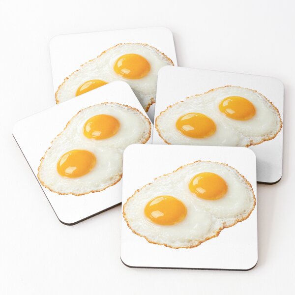 Item preview, Sunny Side Up Fried Eggs White designed and sold by PriyankaSonara.