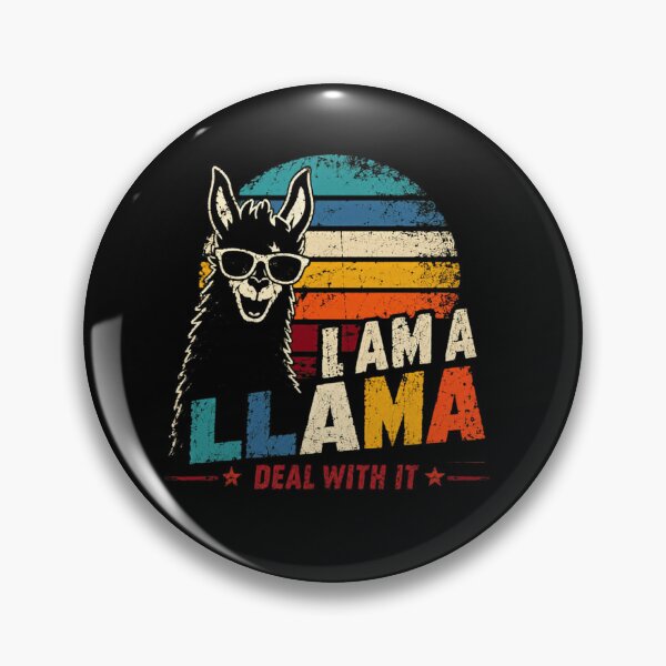 Item preview, I'm A Llama Deal With It Llama Lover Funny Animal Humor designed and sold by SkeletonsDanger.