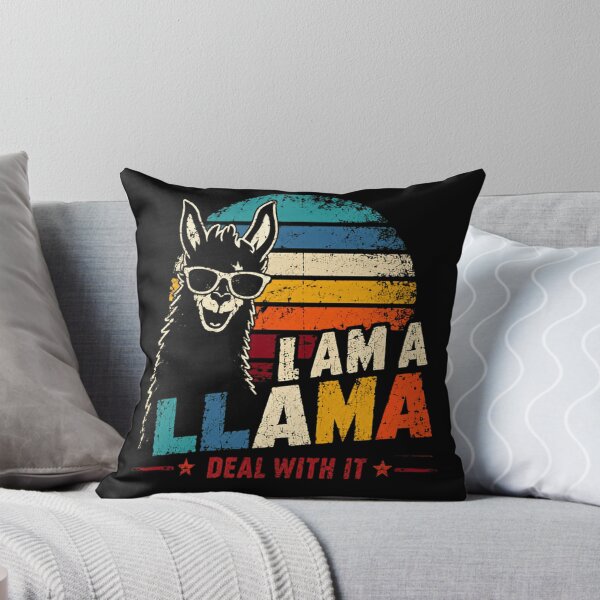 Item preview, I'm A Llama Deal With It Llama Lover Funny Animal Humor designed and sold by SkeletonsDanger.