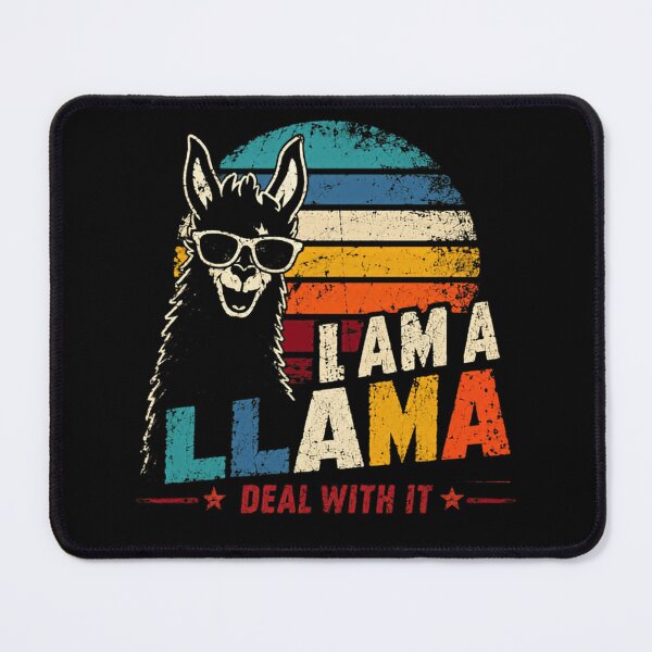 Item preview, I'm A Llama Deal With It Llama Lover Funny Animal Humor designed and sold by SkeletonsDanger.
