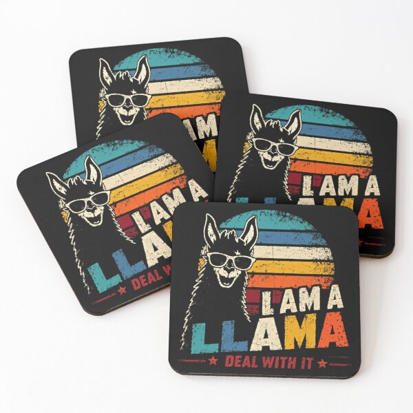 Item preview, I'm A Llama Deal With It Llama Lover Funny Animal Humor designed and sold by SkeletonsDanger.
