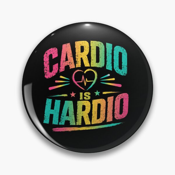 Item preview, Cardio Is Hardio Funny Fitness Workout Gym Lover designed and sold by SkeletonsDanger.