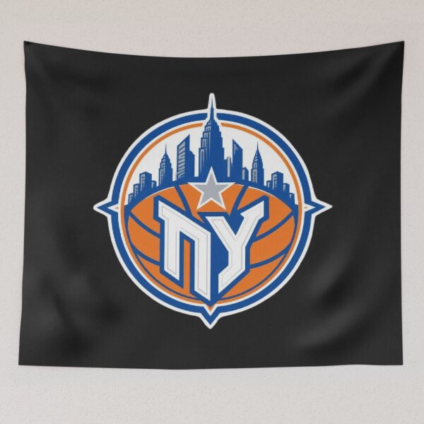 Item preview, New York Skyline Basketball Emblem | Urban Hoops Sports Graphic designed and sold by Artaprintly.