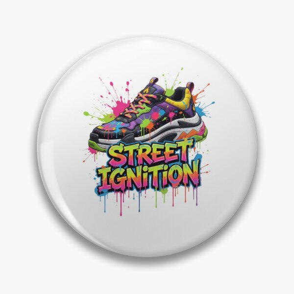 Item preview, Street Ignition Urban Sneaker Graffiti Splash Artwork Souvenir Summer Edition designed and sold by Imaginarium of Chaos falcon88 .