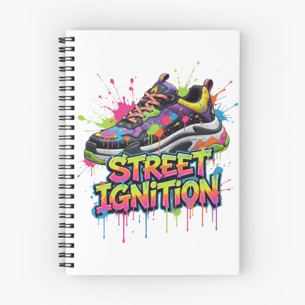 Item preview, Street Ignition Urban Sneaker Graffiti Splash Artwork Souvenir Summer Edition designed and sold by Imaginarium of Chaos falcon88 .