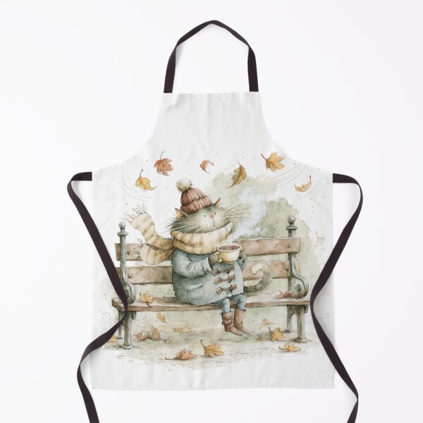 Item preview, Cat and Coffee illustration designed and sold by Sketch-Shack.