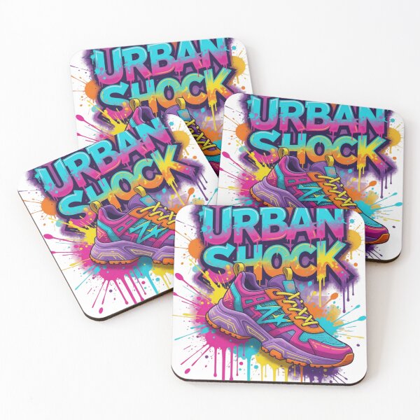 Item preview, Urban Shock Color Splash Sneaker Street Illustration Souvenir Summer Edition designed and sold by Imaginarium of Chaos falcon88 .