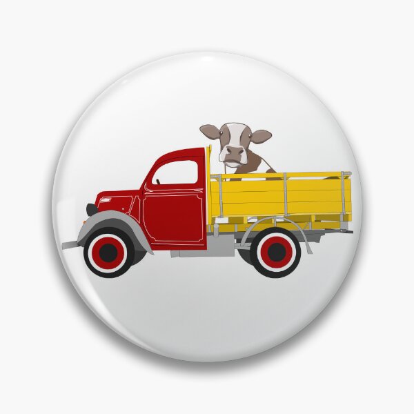 Item preview, Cow in Truck designed and sold by AMERICANCHEEZ.