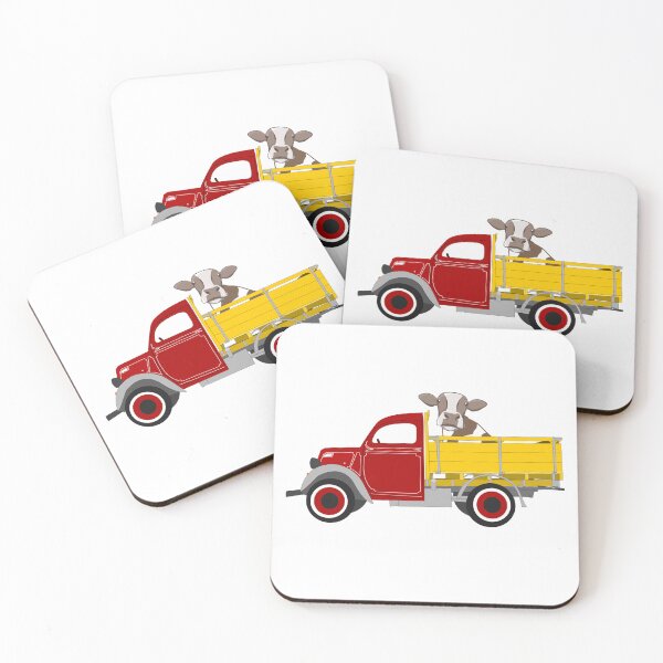 Item preview, Cow in Truck designed and sold by AMERICANCHEEZ.