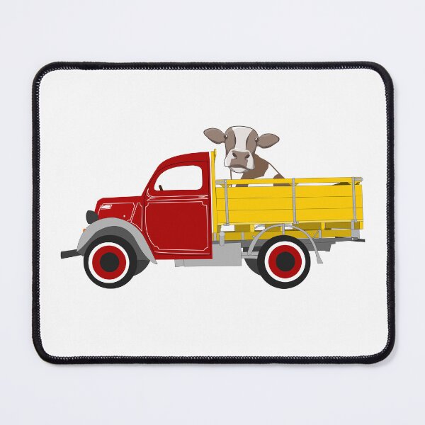 Item preview, Cow in Truck designed and sold by AMERICANCHEEZ.