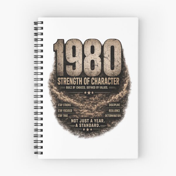 Item preview, 1980 Strength of Character Vintage Birthday Design designed and sold by JMDG Studio.