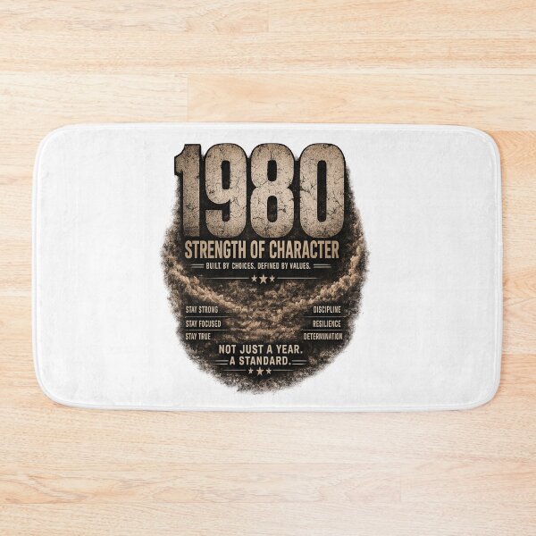 Item preview, 1980 Strength of Character Vintage Birthday Design designed and sold by JMDG Studio.