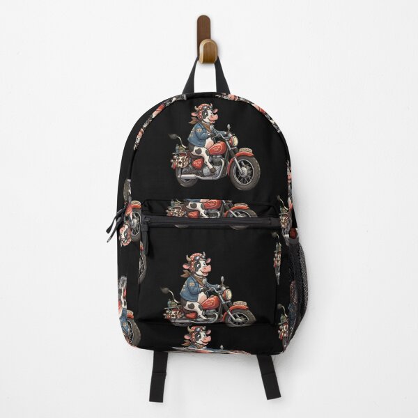 Item preview, Crazy Cow Rider on the Motorcycle designed and sold by myfavoritegifts.