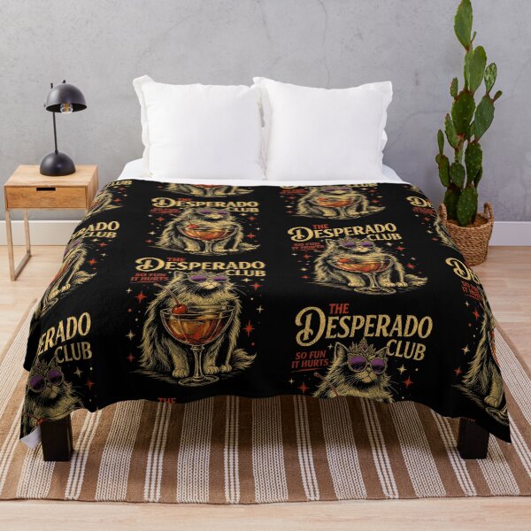 Item preview, The Desperado Club Funny Cat Cocktail Design designed and sold by PixlCrypt.