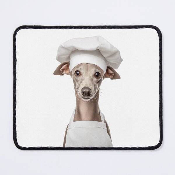 Item preview, Funny Italian Greyhound Dog Chef Realistic Animal Cooking Humor Art designed and sold by LazyOwlStore.