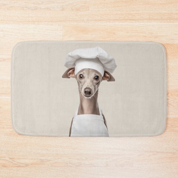 Item preview, Funny Italian Greyhound Dog Chef Realistic Animal Cooking Humor Art designed and sold by LazyOwlStore.