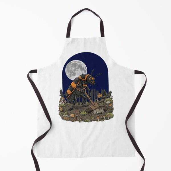 Item preview, Nature's Undertaker American Burying Beetle Moon Gothic Goblincore Beetle designed and sold by Neurospicy Trolls.