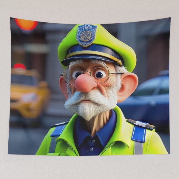 Item preview, Old Fart Traffic Warden  designed and sold by Colin Bentham.