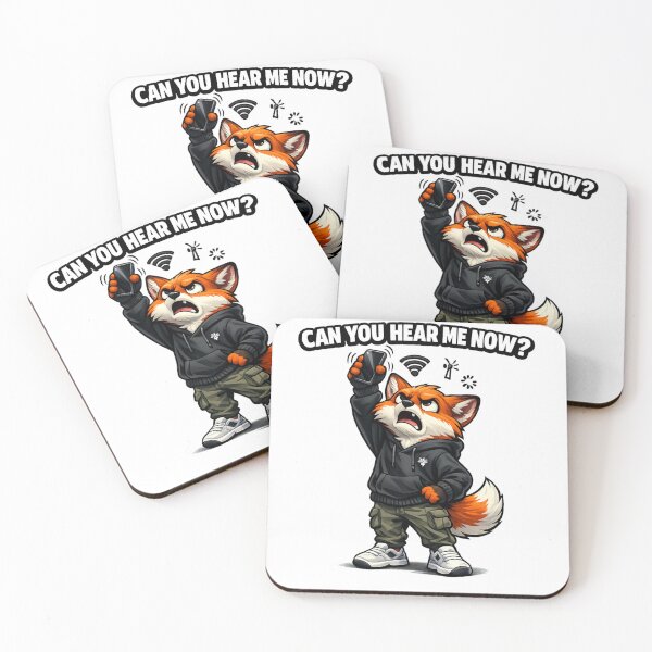 Item preview, DM-026 | Low Signal Fox™ | Can You Hear Me Now? designed and sold by D4NC1G3R®.