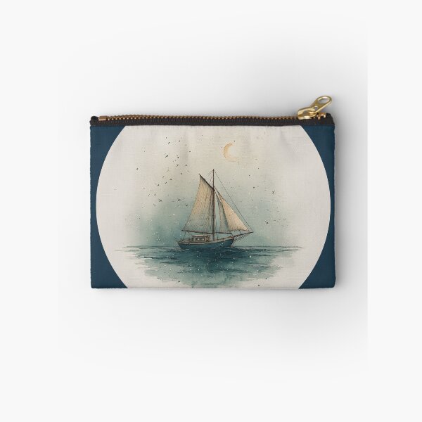 Item preview, The Long Way Home | Vintage Sailboat Watercolour Art Print | Coastal Nautical Wall Decor designed and sold by Bound for Wonder.