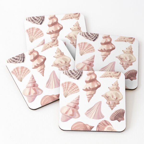Item preview, Pink Seashells designed and sold by xiao xuans.