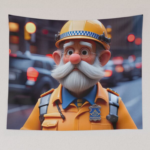 Item preview, Old Fart Traffic Warden  designed and sold by Colin Bentham.
