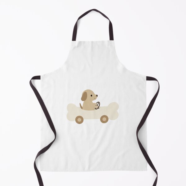 Item preview, Dog driving a bone car designed and sold by Design-by-Steph.