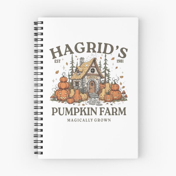 Artikelvorschau, Hagrids Kürbisfarm – Magisch gewachsen – Vintage-Zauberer-Halloween-Film von 1981 entworfen und verkauft von PixlCrypt.