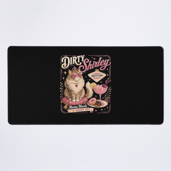 Item preview, Dirty Shirley Princess Donut Funny Cat Cocktail designed and sold by PixlCrypt.