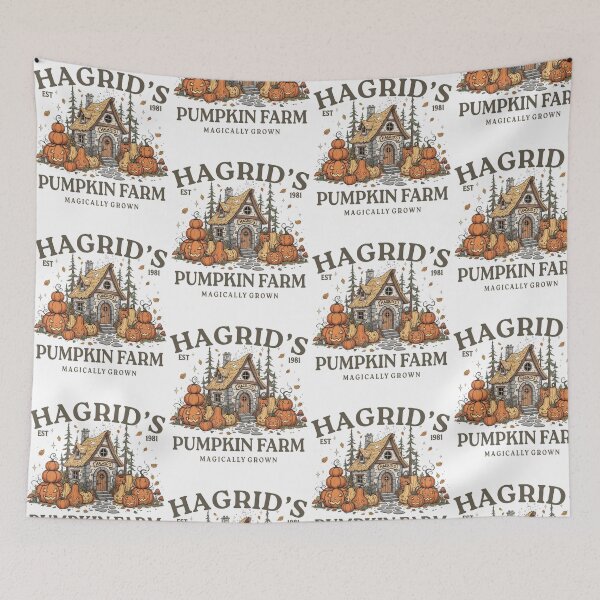 Item preview, Hagrid's Pumpkin Farm Magically Grown Vintage 1981 Wizard Halloween designed and sold by PixlCrypt.