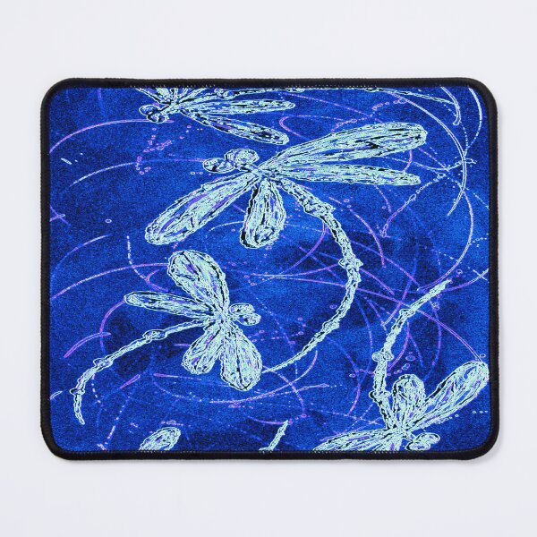 Item preview, Dragonfly Indigo Blue Flit designed and sold by lyndseyart.