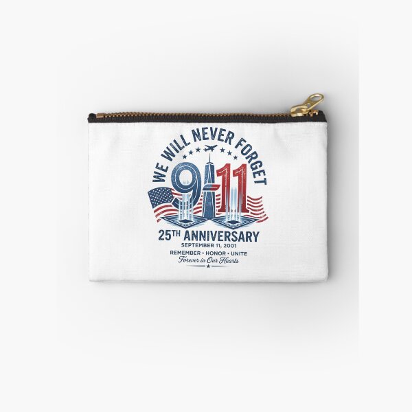 Item preview, We Will Never Forget 9-11 25th Anniversary September 11 2001 Memorial designed and sold by PixlCrypt.