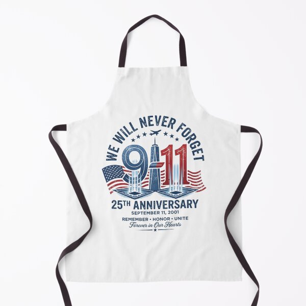 Item preview, We Will Never Forget 9-11 25th Anniversary September 11 2001 Memorial designed and sold by PixlCrypt.