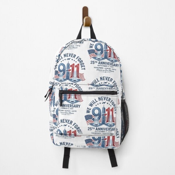 Item preview, We Will Never Forget 9-11 25th Anniversary September 11 2001 Memorial designed and sold by PixlCrypt.