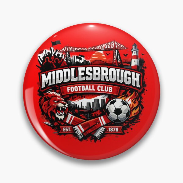 Item preview, Middlesbrough Football Club Vintage Fan Art | Teesside Heritage Supporter Design Est. 1876 designed and sold by GarnerSupplyCo.