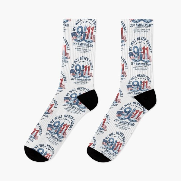 Item preview, We Will Never Forget 9-11 25th Anniversary September 11 2001 Memorial designed and sold by PixlCrypt.