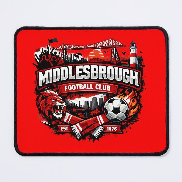 Item preview, Middlesbrough Football Club Vintage Fan Art | Teesside Heritage Supporter Design Est. 1876 designed and sold by GarnerSupplyCo.