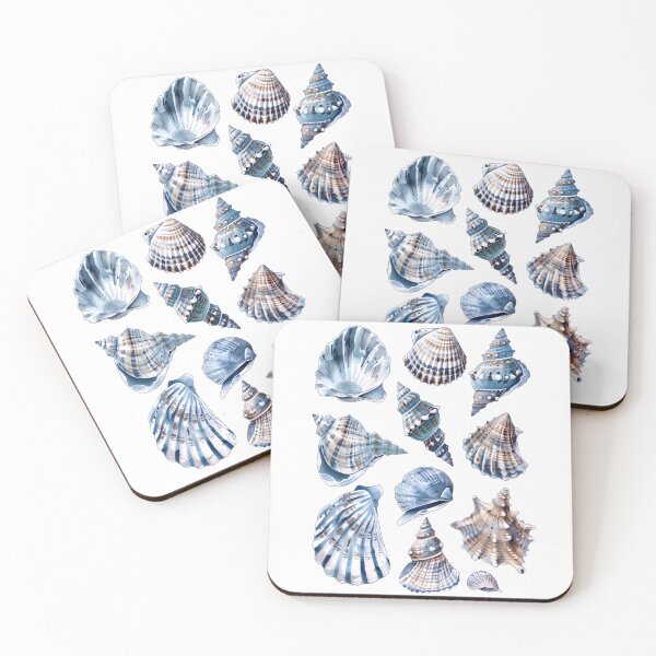 Item preview, Blue Seashells designed and sold by xiao xuans.