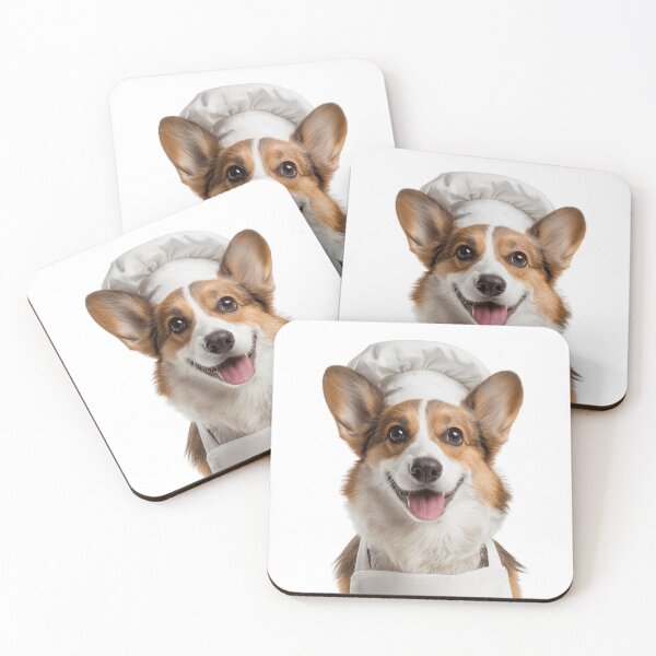 Item preview, Funny Cardigan Welsh Corgi Dog Chef Realistic Animal Cooking Humor Art designed and sold by LazyOwlStore.